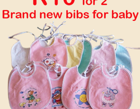 BIBS FOR BABY – three for R10