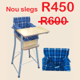 WOOD AND STEEL FEEDING CHAIR – R450 WOOD AND STEEL FEEDING CHAIR – R450